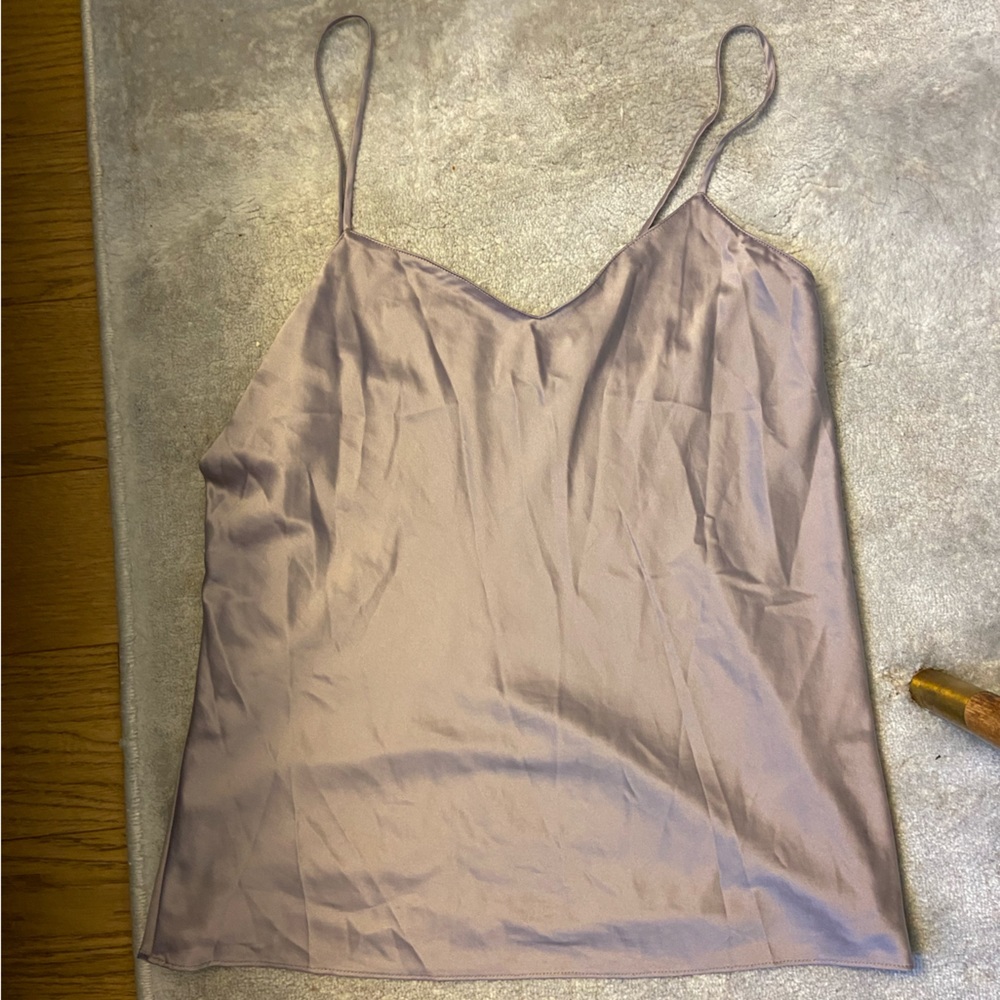 Natori Feathers Satin Elements Cami in Dove Purple